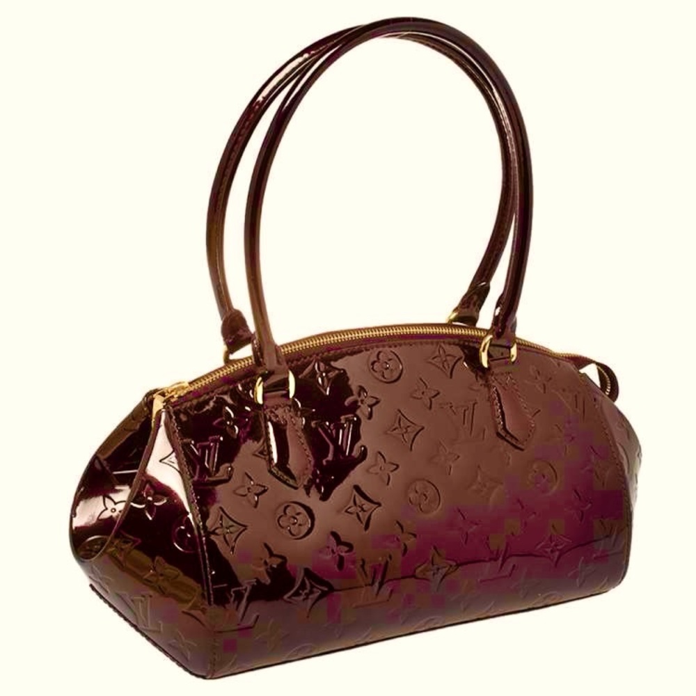 RARE Louis Vuitton Sherwood Vernis Amarante GM